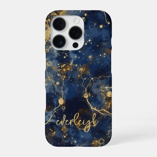 Personalisierter Himmels-Kosmos iPhone Hülle (Rückseite)