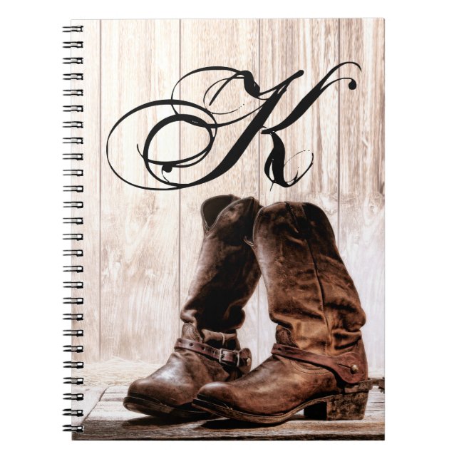 Personalisierter Hinweis Buch Boots Country Rustic (Vorderseite)