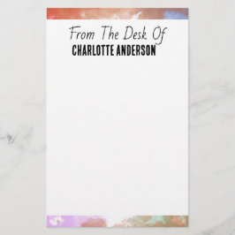 Personalisierter Hinweis für niedliche einfache Pa Briefpapier