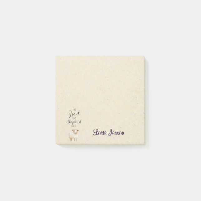 Personalisierter Hinweis zu den Hinweisen Post-it Klebezettel (Vorderseite)