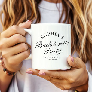 Personalisierter Hochzeits-Andenkenbecher für Brau Kaffeetasse