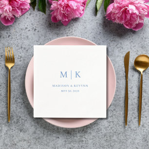 Personalisierter Hochzeitscocktail Napkins Serviette