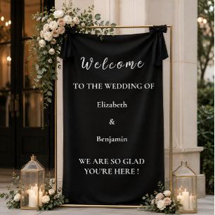 Personalisierter Hochzeitsdekor Probenparty-Willko Banner