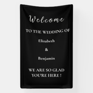 Personalisierter Hochzeitsdekor Probenparty-Willko Banner