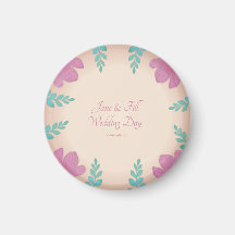 Personalisierter Hochzeitsmagnet