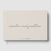 Personalisierter Hochzeitsname Elfenbeincreme Eleg