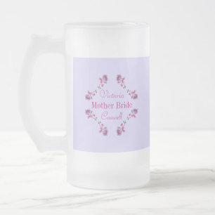 Personalisierter Hochzeitsname Geschenk-Frostglas- Mattglas Bierglas