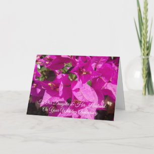 Personalisierter Hochzeitstag für Tochter und Schw Karte