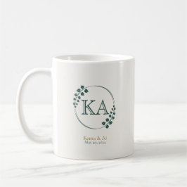 Personalisierter Hochzeitstag Kaffeetasse