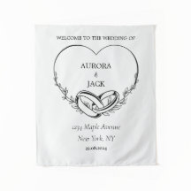 Personalisierter Hochzeitsteppich