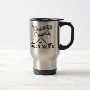Personalisierter Hockey Coach Geschenke mit Name u Reisebecher