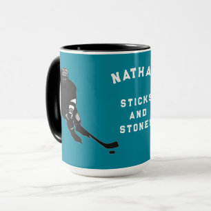 personalisierter Hockey-Humor-Becher Tasse