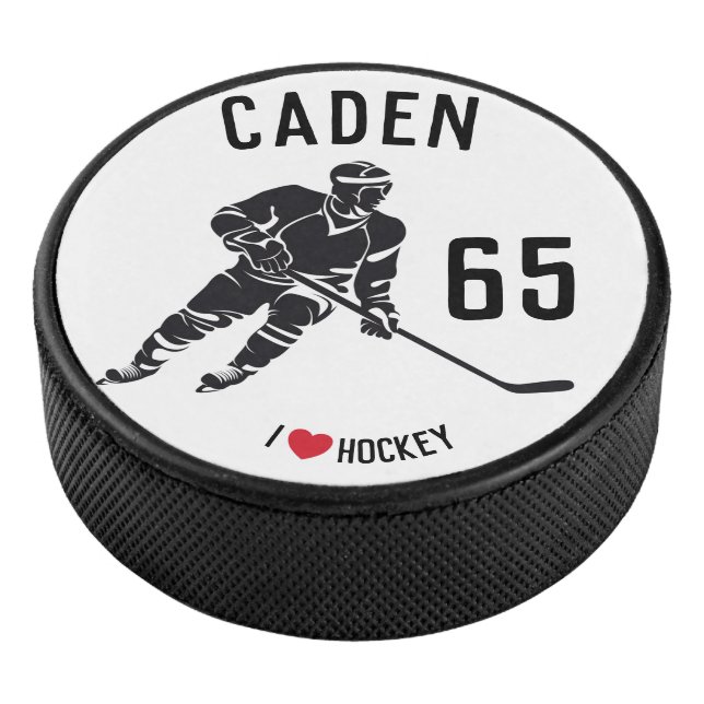 Personalisierter Hockeypuck Eishockey Puck (3/4)