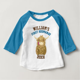 Personalisierter Hogmanay Baby T-shirt