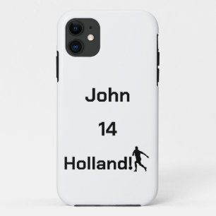 Personalisierter Holland-Fußball im athletischen S Case-Mate iPhone Hülle
