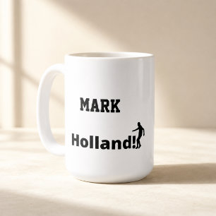 Personalisierter Holland-Fußballfan-Kaffee Kaffeetasse