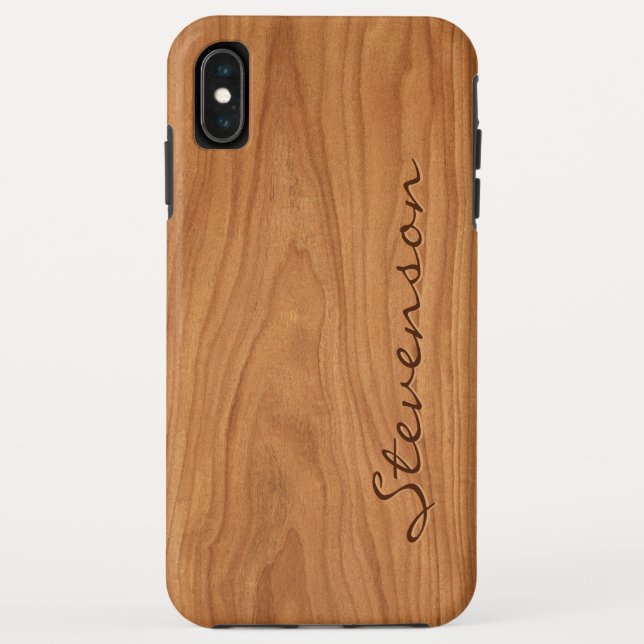 Personalisierter hölzerner Blick - Case-Mate iPhone Hülle (Rückseite)