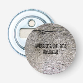 Personalisierter hölzerner flaschenöffner