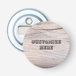 Personalisierter hölzerner flaschenöffner