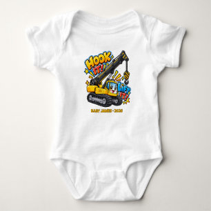Personalisierter Hook it Lift it Baby Strampler