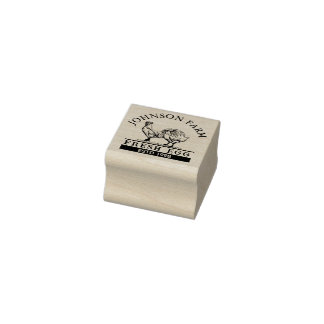 personalisierter Hühner-Ei-Stempel Gummistempel