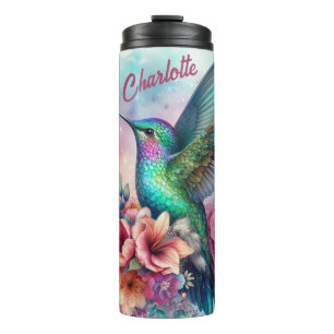 Personalisierter Hummingbird-Thermaltumbler Thermosbecher