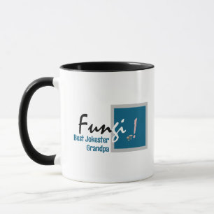 Personalisierter humorvoller Fun Man, Pun Typograf Tasse