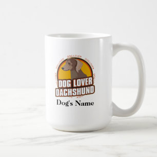 Personalisierter Hund Dackel Hundezucht Tasse