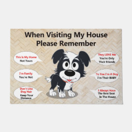 Personalisierter Hund Doormat Fußmatte