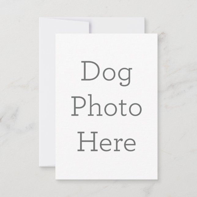 8.89 cm x 12.7 cm Flache Dankeskarte (Vorderseite)