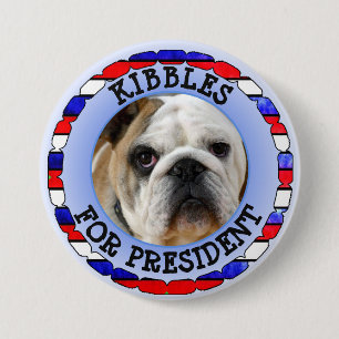 Personalisierter Hund für President Button