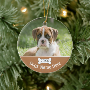 Personalisierter Hund Hundehunde Ornamente