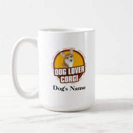 Personalisierter Hund Lover Corgi Hundezucht Tasse