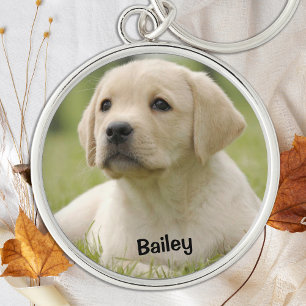 Personalisierter Hund Lover Pet Foto Keepake Schlüsselanhänger