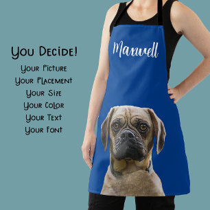 Personalisierter Hund Mama Vater Geschenk mit Foto Schürze
