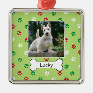 Personalisierter Hund Mini Rahmen Ornament Aus Metall