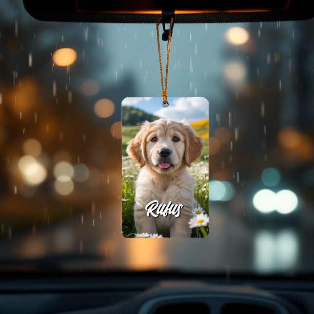 Personalisierter Hund oder Katzen Geschenk Custom  Autolufterfrischer (Personalized Dog or Cat Gift Custom Pet Photo Air Freshener)