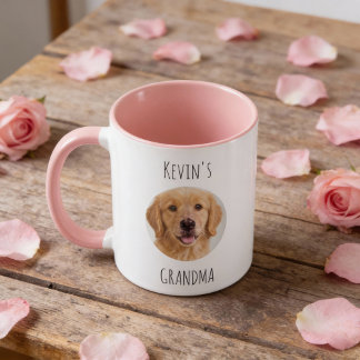 Personalisierter Hund OMA-Fotobecher | Individuell Tasse