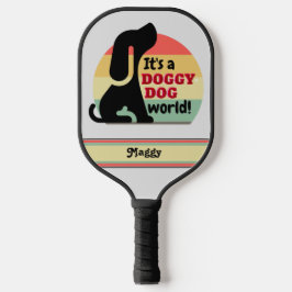 Personalisierter Hund Pickleball Schläger