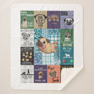 Personalisierter Hund Quilt Blanket Sherpadecke