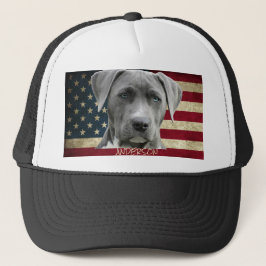 Personalisierter Hund Truckerkappe