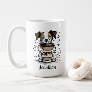 Personalisierter Hunde-Liebhaber-Kaffeebecher Kaffeetasse