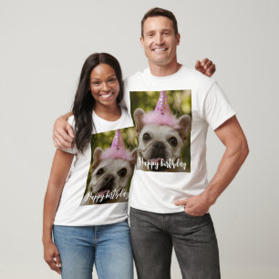 Personalisierter Hundegeburt T-Shirt