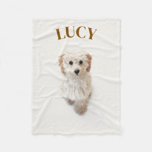Personalisierter Hundeklatsch mit dem Namen Ihres Fleecedecke