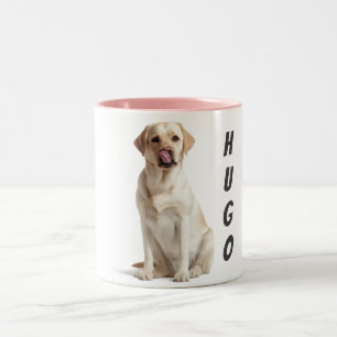 Personalisierter Hundeliebhaber-Becher – Benutzerd Zweifarbige Tasse