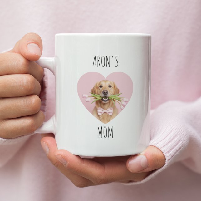 Personalisierter Hundemutter-Becher mit Foto | Ind Kaffeetasse (Von Creator hochgeladen)