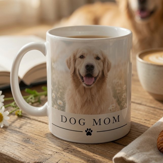 Personalisierter Hundemutter-Foto-Becher | Benutze Kaffeetasse (Von Creator hochgeladen)