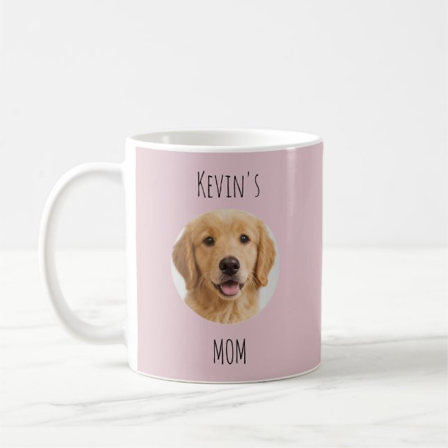 Personalisierter Hundemutter-Foto-Becher | Individ Kaffeetasse (Links)