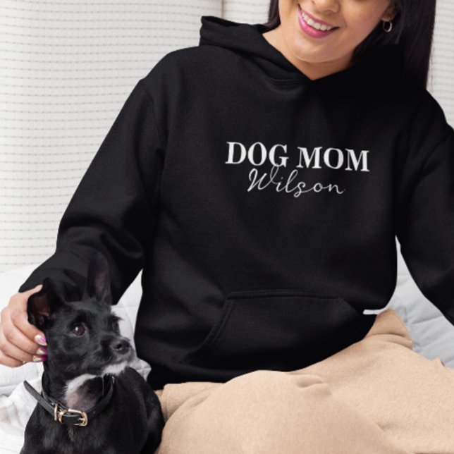 Personalisierter Hundename Mama-Geschenk Hoodie (Von Creator hochgeladen)