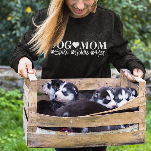 Personalisierter Hundename Mama-Geschenk Sweatshirt (Von Creator hochgeladen)